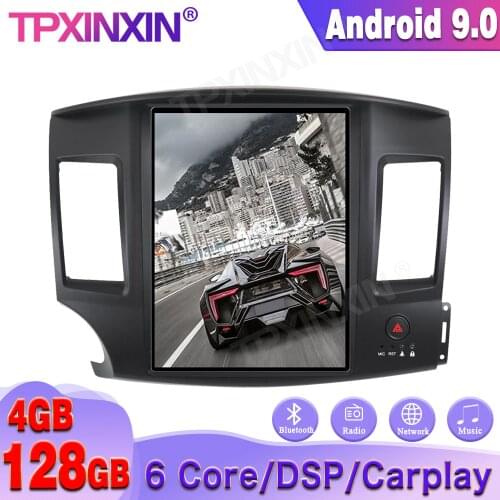 For Mitsubishi Lancer 2017+ 128G Android 9 Car Radio GPS Navigation Unit Radio Tape Recorder Multimedia Player Wireless Carplay