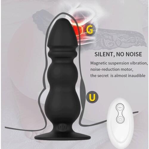 Remote Control Wireless Anal Vibrator For Men Male Prostate Massager Masturbators Dildo Butt Plug Vibrator Anal Sex Toys For Men