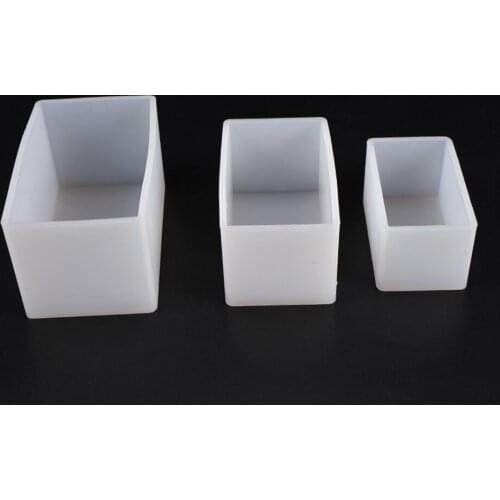 Large Small Cuboid Manual Mirror UV Resin Table Decoration DIY Crystal Epoxy Resin Molds