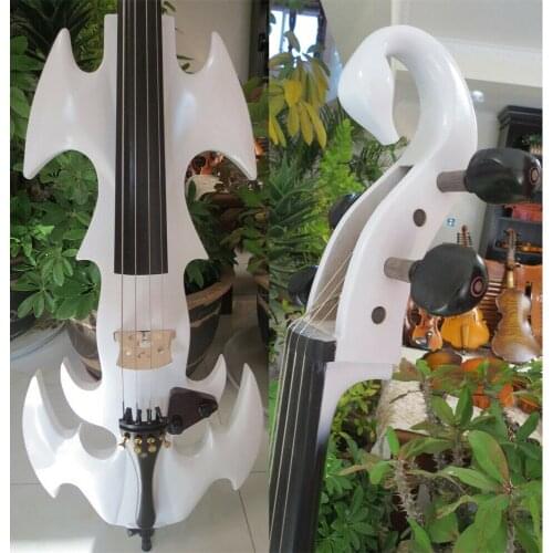 SONG brand white color 4/4 electric cello,E-Cello with swan neck good sound