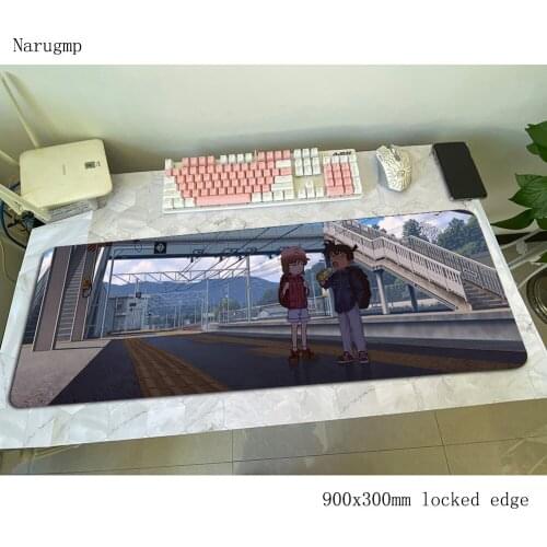 Detective Conan pad mouse Colourful computer gamer mouse pad 900x300x4mm padmouse Cartoon mousepad ergonomic gadget office mats