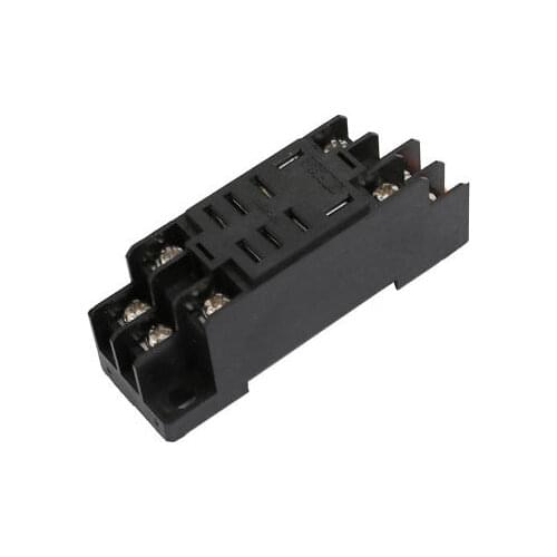 DIN Rail Mounting Relay Socket Base Holder CTF08A 8 Terminals Replacement