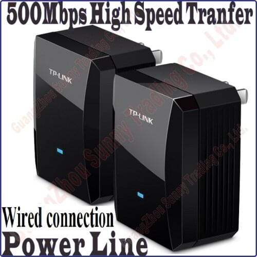 TP-LINK AV500 Mini Power Line Adapter up to 500Mbps Ethernet Network Powerline Ethernet Cable Adaptor, Plug and Play