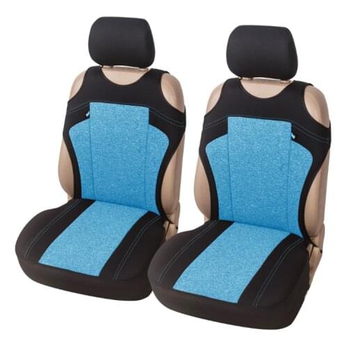 New T-shirt Design Car Front Seat Cover Universal Fit Most Vehicles Cationic Fabric 3 Color Optional Decor Car Seat Protector