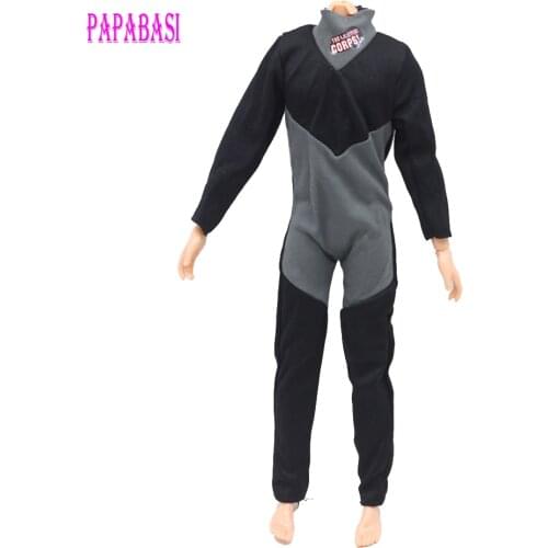 Papabasi Original Prince Clothes Combat Diver Uniform Outfit For 1/6 Barbies Boy Male Ken Doll For LANARD 1/6 Soldier Doll g-007