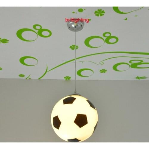 Single head globe pendant lamp hanging lighting led pendant lights children lamp modern pendant lights for bar football lamps