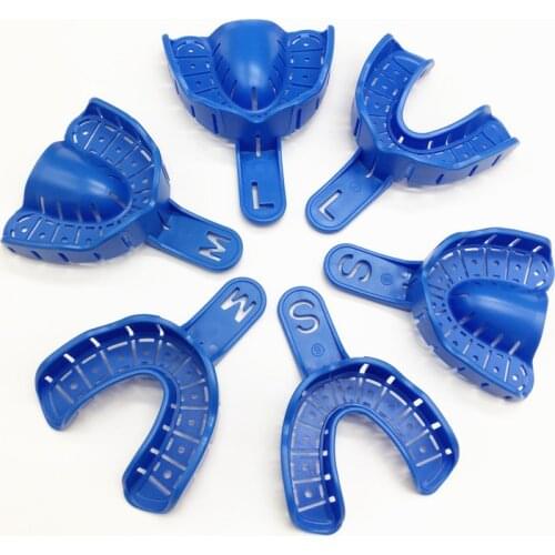 Impression Holder Trays Dental Impression Trays Holder Dental Materials 6pcs/set Dental Consumable Dental Supply