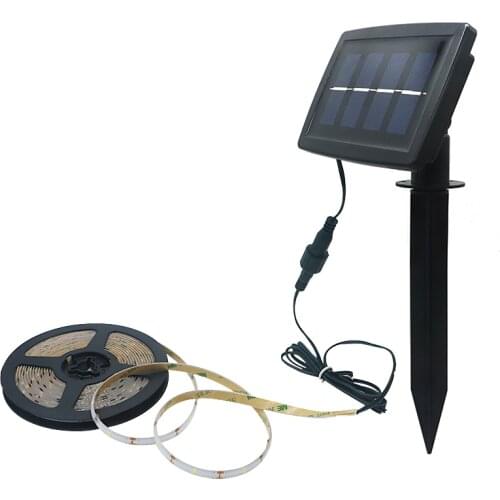 SZYOUMY 5M LED Strip Solar Powered SMD2835 100Leds IP65 Expoy Waterproof Indoor Outdoor Decoration Fairy Light Xmas,Party,Garden