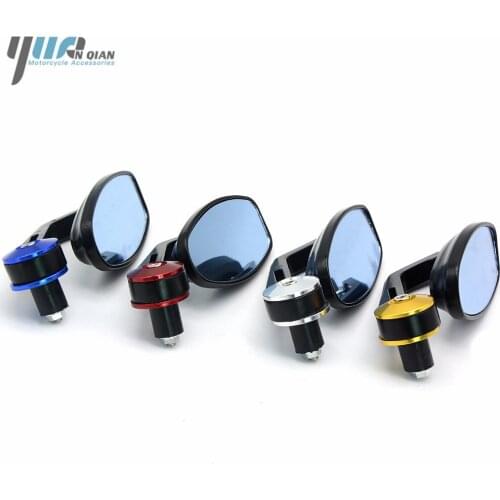 Handel Bar Ends Motorcycle Mirror Handlebar Ends Rear Mirrors Side Mirrors For Kawasaki Z1000 Z750 Z900 2013 2014 2015 2016 2017