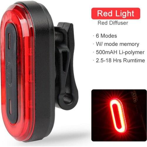 Bike Taillight Waterproof Riding Rear light Led USB Chargeable MTB Bike Cycling Light Tail-lamp Bicycle Light Lamp Taillight