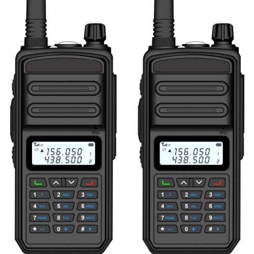 IP65 Waterproof Walkie Talkie Radio Scanner Transceiver VHF UHF CB Ham Radio Station UV-9R 15KM Spain Stock Portable