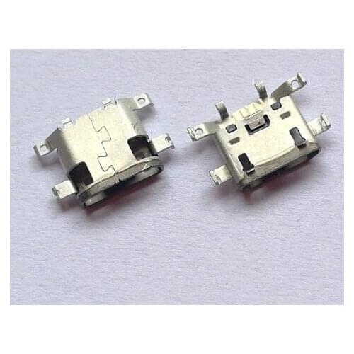 100pcs/lot repair parts mobile micro usb connector For Sony M2 S50H D2303 D2305 USB charging port