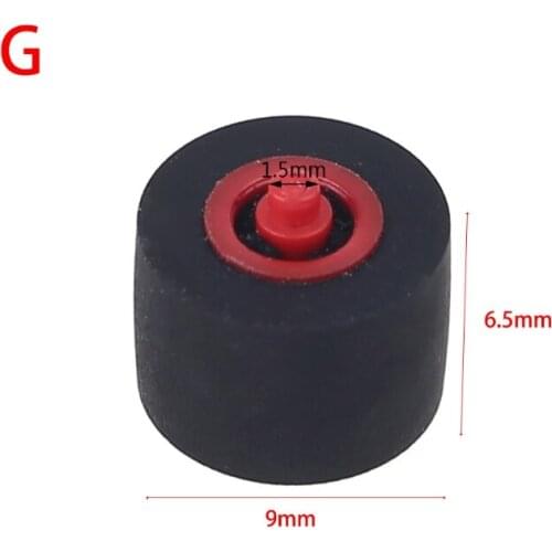 5pcs Different Size Car Retractor Press Belt Pulley, Deck Audio- Pressure Recorder Press Belt Pulley Cassette Deck Pinroller