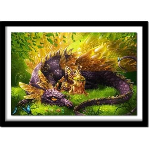 5D DIY Full Square Diamond Painting Cross Stitch "Heroes Of Magic " 3D Diamond Embroidery Rhinestone Home Decor Gigt