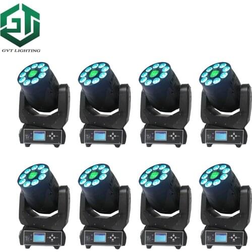 8pcs/lot led spot moving head light 90w+9x18w rgbwa uv wash 2 in 1 moving heads DMX512 6 in 1 spot wash led light 3 face prism