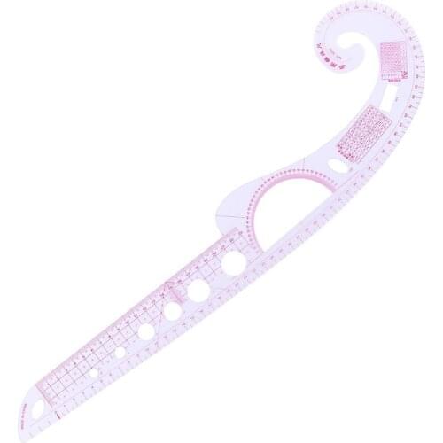 ABS Tailor Ruler Sewing Tools Soft Plastic Comma Shaped Curve Measure Ruler Styling Design Ruler for Clothing Making