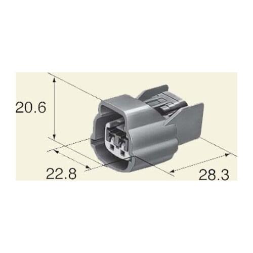 Free shipping 50/100 pcs/lots for Sumitomo 2 Pin/way Female Auto Electrical Plug Waterproof Connector 6098-0137