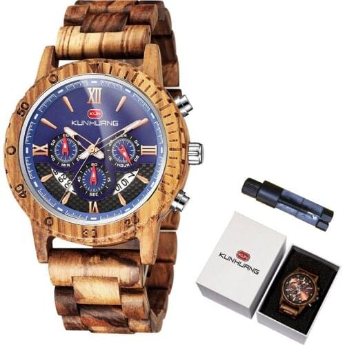 Wooden Men Quartz Wrist Watch Mens Sports Watch Luxury Business Wood Male Watch Relogio Masculino Watches Wristwatch Mens