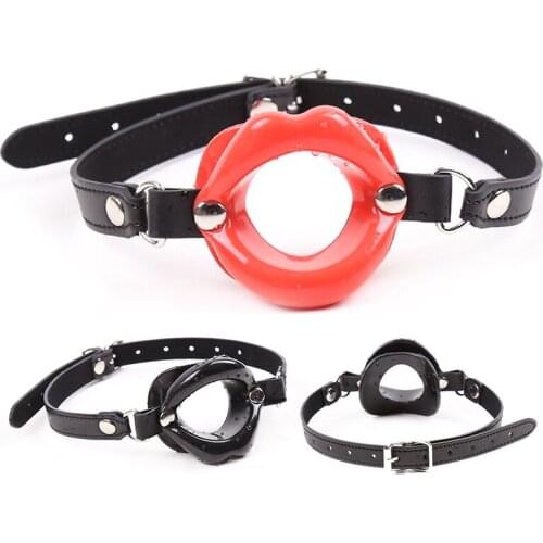 Erotic Sex Games Oral Big Lips Mouth Gag Blowjob Mouth Plug Sex Gag SM Bondage BDSM Toys Fetish Slave Games Sex Toys for Women