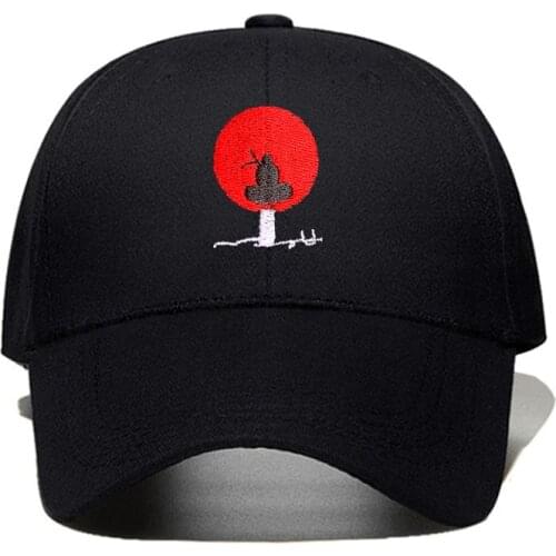 Uchiha Itachi Dad Hat 100% Cotton Akatsuki Anime Naruto Japanese Uchiha Sasuke Logo Embroidery Baseball Caps Snapback Hat