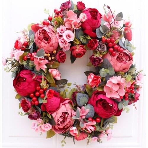 Artificial Flowers False Flower Peonies Home Decoration Accessories Party Christmas Wreath Wedding Decoration Indoor Plants