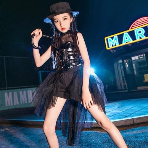 Hip Hop Costumes ChildrenS Trend Jazz Dance Clothes Girls Street Dancing Wear Kids Modern Dancer Performance Outfit DNV13744