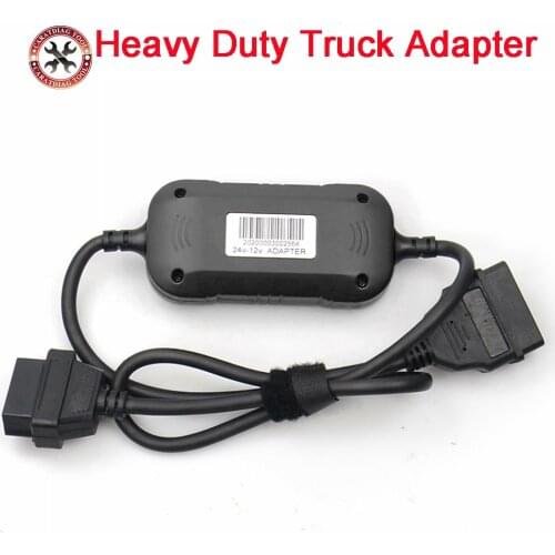 Hot Selling 12V to 24V Heavy Duty Truck Diesel Adapter Cable for X431 for easydiag 2.0/3.0 Truck Converter Free Shipping