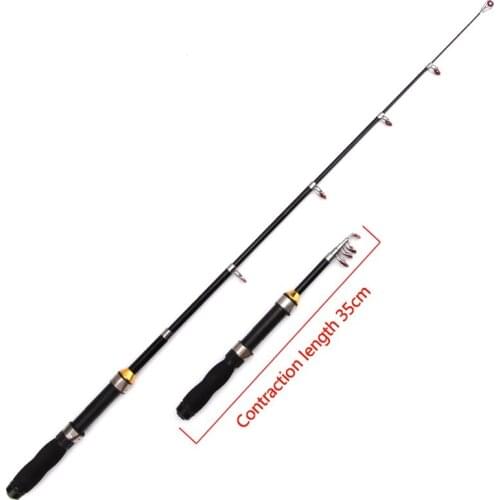 Mini Fishing Rod Super Hard 1.0M 1.2M 1.5M 1.7M 1.9M 2.1M 2.3M Ice Fishing Rod Rivers And lakes Fishing Equipment Practical Tool