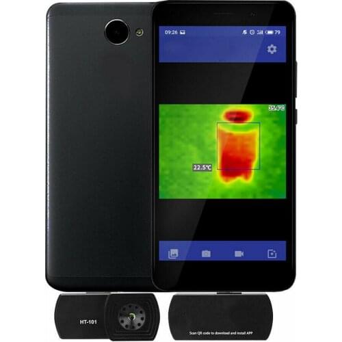 Mobile Phone Thermal Imager Convenient Mobile Phone External Infrared Thermal Imager HD Video Picture Recording with USB Adapter