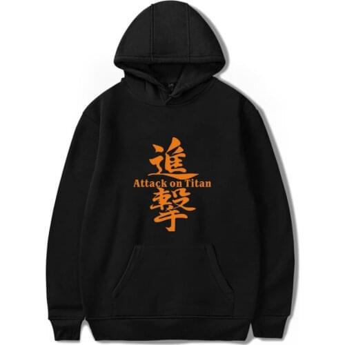 Fashion Attack on Titan Hoodies Men/women Hot Cotton Harajuku Hip Hop New Attack on Titan Mens Hoodies and Sweatshirt Clothes