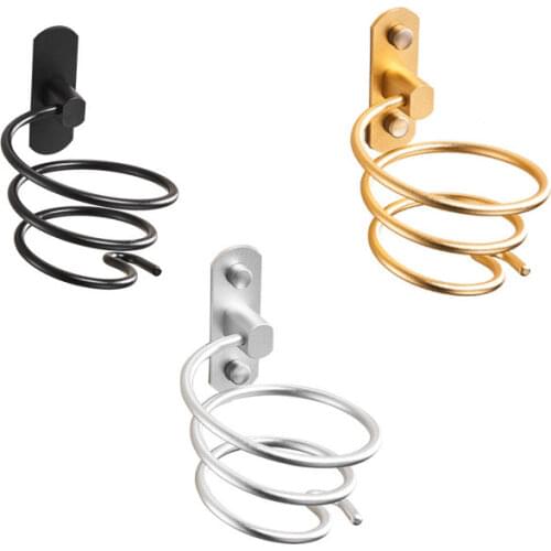 Punch-free Hair Dryer Bracket Wall-mounted Storage Rack Aluminum Bathroom Racks Bathroom Accessories Wall-mounted Rack