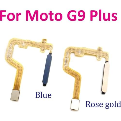 New Home Button Return Flex For Moto G9 Plus Fingerprint Sensor Scanner Touch ID Connect Motherboard home button Flex Cable