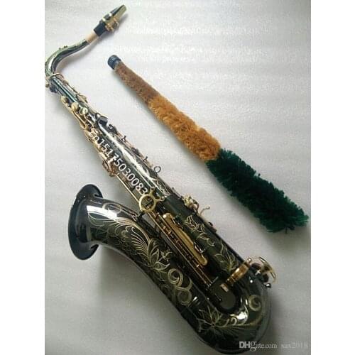 Brand new Wholesale-Professional Nickel Plated B Tenor Saxophone Top Musical Instrument Sax Wear-resistant Gold Tenor