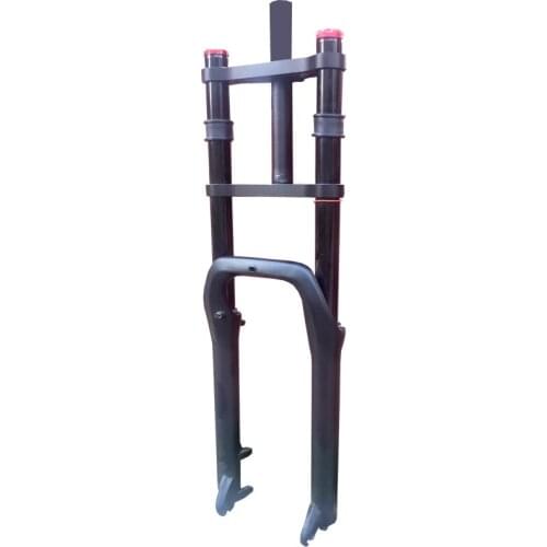 Kalosse 135MM Width 26*4.0 Inch Beach Bike Front Fork Fat Bicycle Air Suspension