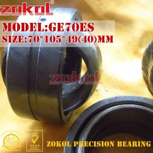 ZOKOL bearing GE70ES Radial Spherical Plain Bearing 70*105*49(40)mm