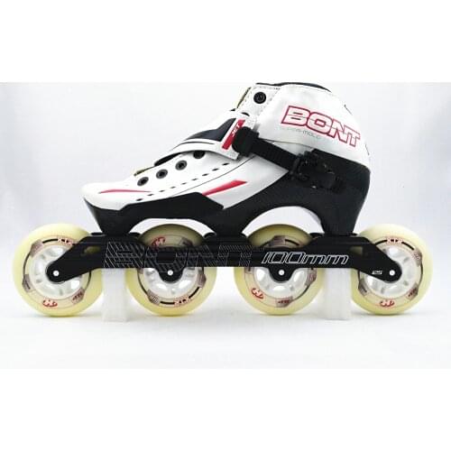 Bont Inline Skate Jet 3PT White Red Package speed skate inline skate