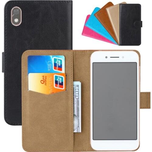 Luxury Wallet Case For DEXP G253 PU Leather Retro Flip Cover Magnetic Fashion Cases Strap