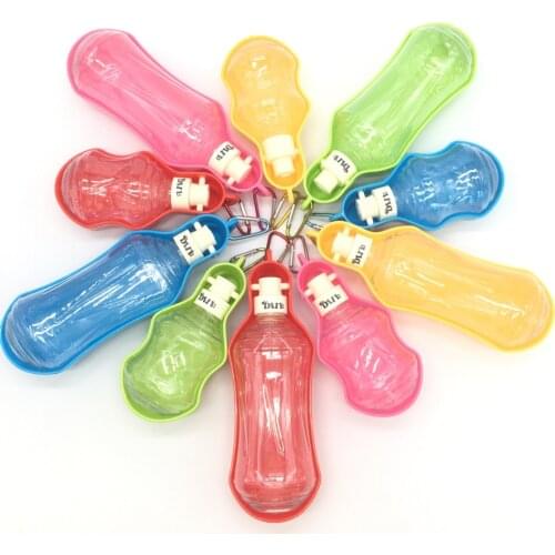 Foldable Plastic Pet Dog Water Bottle For Dogs Cats Travel Puppy Drinking Bowl Cup Outdoor Pets Water Feeder Dispenser 250/500ML