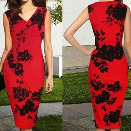 Красные летние платья TMWEVN China At AliExpress