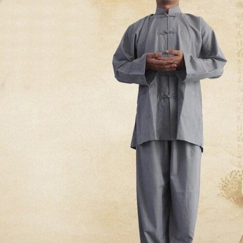 Buddhist monk robes uniform zen clothing shaolin monk clothes buddhist monk costume TA518