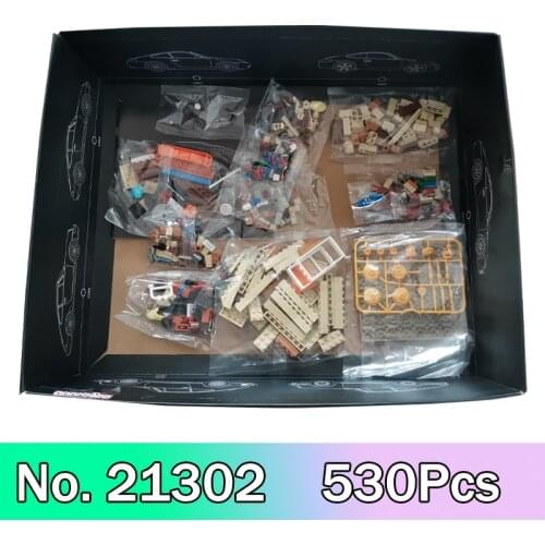 In Stock Ideas Series Building Blocks Compatible 21302 TV U.S. Drama Humor 530Pcs Bricks Sets Assemble Funny Toys Gifts