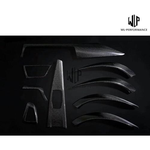 F30 F35 3 series High quality Carbon fiber Interior door handle cover dashboard cover For BMW F30 F35 3 series 13-17
