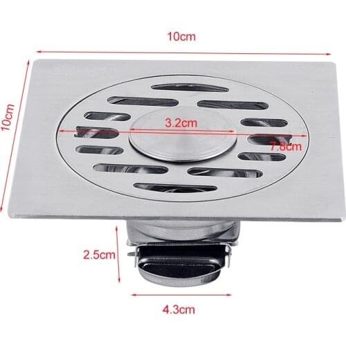 WETIPS Stainless Steel Floor Drain for Bathroom Odor-proof Drainer Bathroom Shower Drain Banheiro Cocina Washing Machine Drains