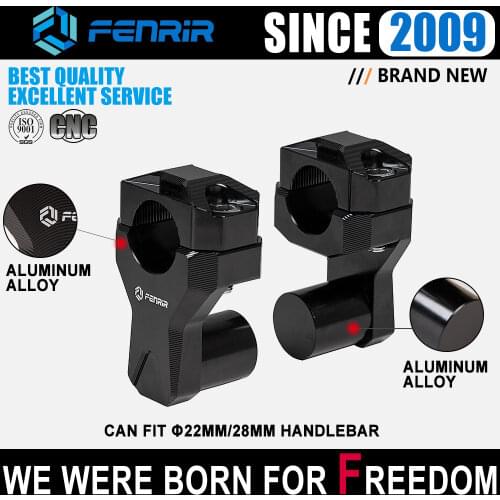 7/8" 1 1/8" 22MM/28MM Motorcycle Handlebar Riser Clamp for Honda Yamaha Suzuki Kawasaki KTM BMW Ducati Benelli Aprilia Triumph