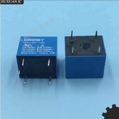 10pcs/lot 100% original genuine relay: RWH-SH-112D 12VDC 5pins