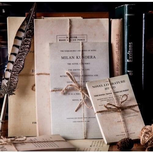 50pcs/lot English Old book pages Material Paper Junk Journal Planner Scrapbooking Vintage Decorative DIY Craft Background Paper