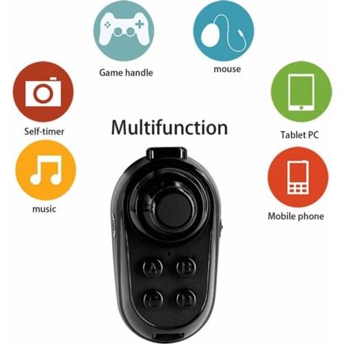 Wireless Controller Gamepad Mini Ring Wireless VR Remote Game E-book Flip Remote Control Bluetooth 4.0 Joystick for VR