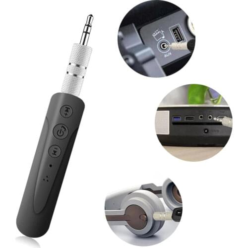 Aux Bluetooth Wireless Adapter Car Kit USB 4.2 Bluetooth AUX Audio Receiver Adapter for Speaker Headphone Car Bluetooth Receiver