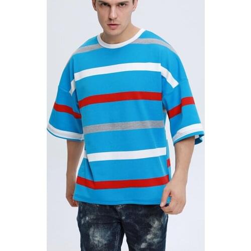 BIACK Men Turkey Mens Striped T-shirts