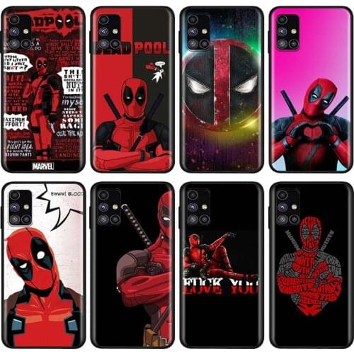 Marvel Deadpool For Samsung Note 20 10 8 9 M02 M31 S M60S M40 M30 M21 M20 M10S F62 M01 Ultra Pro Plus Phone Case